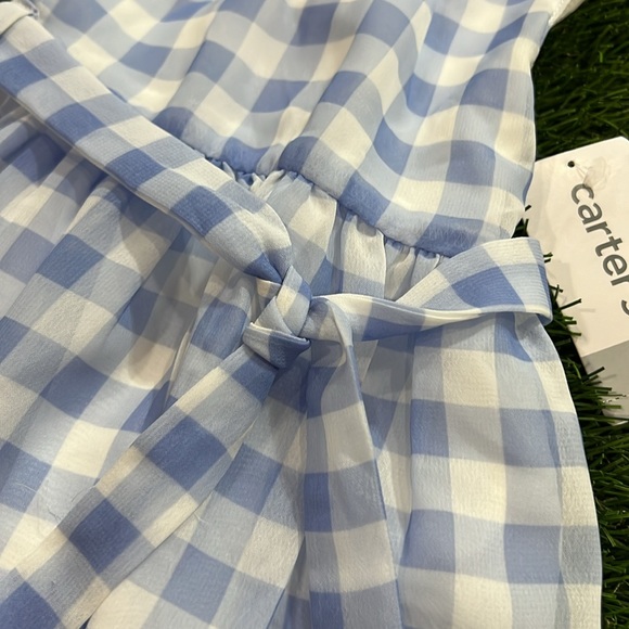 Carters Summer Gingham Print Dress - Picture 2 of 4